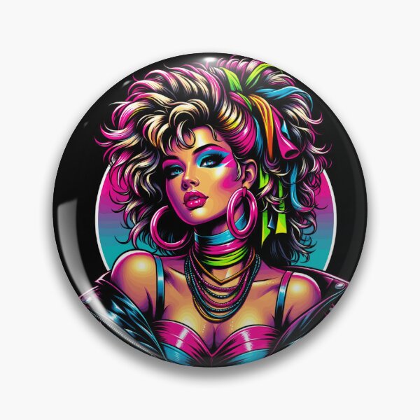Item preview, Vintage 80s Fashion Flashback 80s Chick designed and sold by TeeTown Treasure.