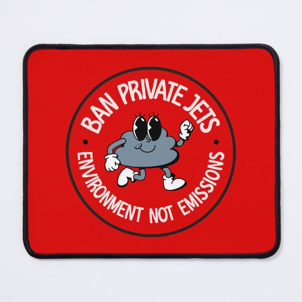 Item preview, Ban Private Jets, Environment Not Emissions - Green Energy designed and sold by Picket Club.