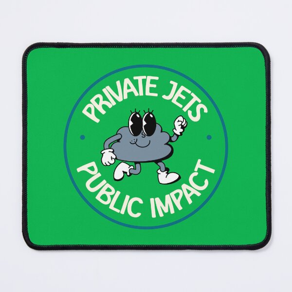 Item preview, Private Jets, Public Impact - Support Green Energy designed and sold by Picket Club.