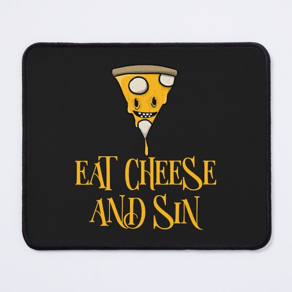 Item preview, Eat Cheese and Sin designed and sold by 87-Aesthetics.