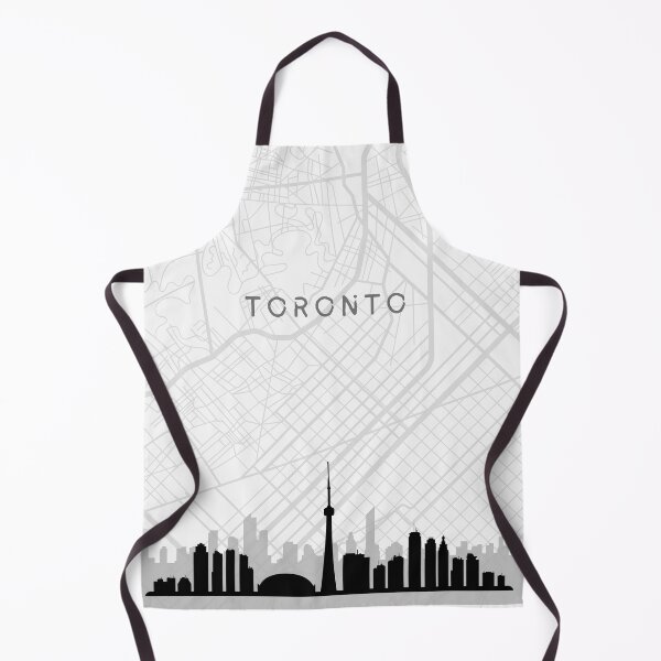 Item preview, Toronto map and skyline designed and sold by simplestic.