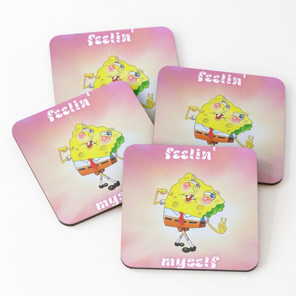 Item preview, Feelin' Myself Spongebob Sticker designed and sold by Nsideoutpumpkin.