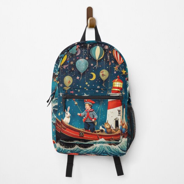 Item preview, Delightful Enchanted Mixed media collage depicting, A Cute Sailor, Illustrations Of Nostalgia & Charm Nursery Rhyme Characters designed and sold by MyArt23.