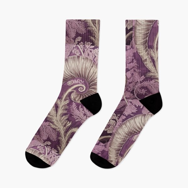 Item preview, Antique Purple Botanical Fabric Swatch Pattern  designed and sold by Shelly Little.