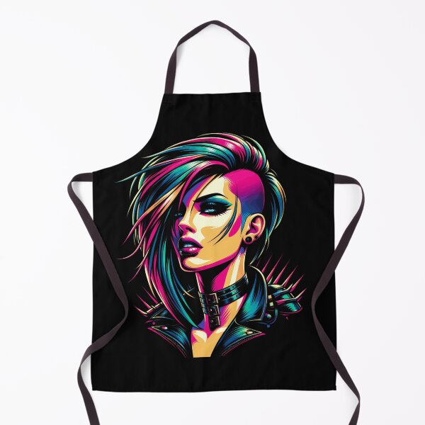 Item preview, Cyberpunk Rebel Portrait designed and sold by TeeTown Treasure.