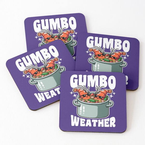 Item preview, Cute Kawaii Shrimp Gumbo Weather designed and sold by DetourShirts.