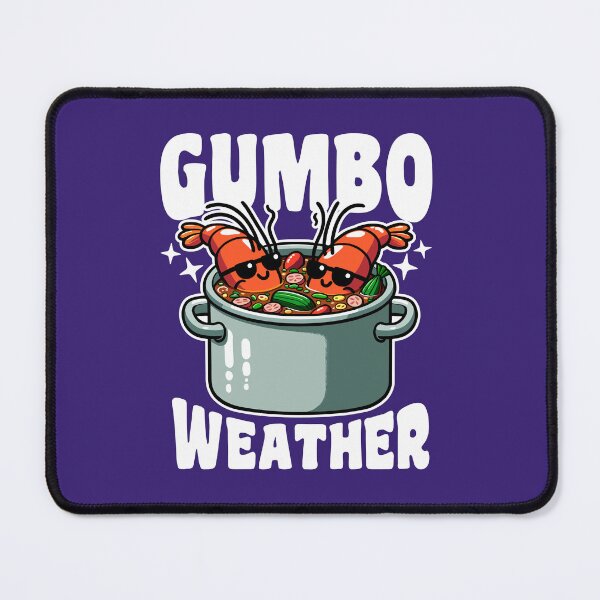Item preview, Cute Kawaii Shrimp Gumbo Weather designed and sold by DetourShirts.