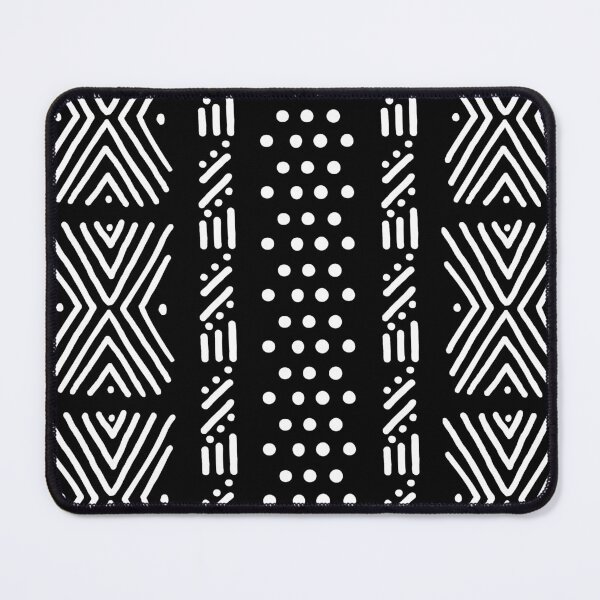 Item preview, Black and White African Bogolan Pattern designed and sold by funkyvibes.