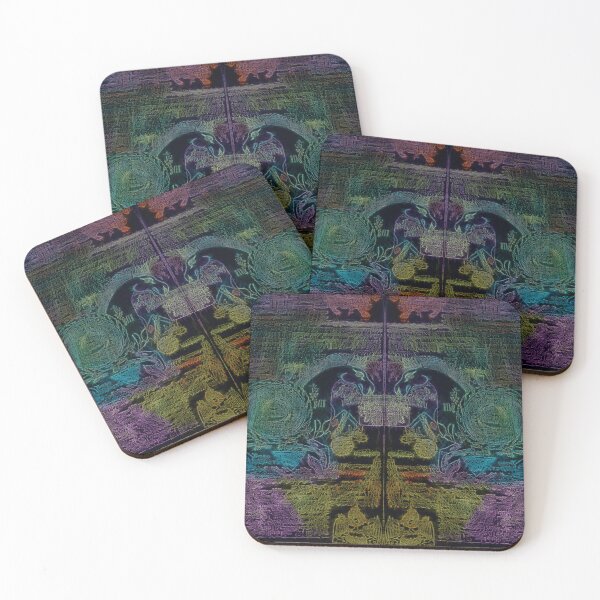 Item preview, Colored Pencil Rubbing 1, Color Negative, As-Rubbed and Mirrored designed and sold by hendrickssdh.