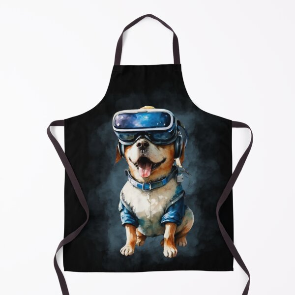 Item preview, Apple vision Dog Wearing Metaverse Glasses 2 designed and sold by Psycho-Crazy.
