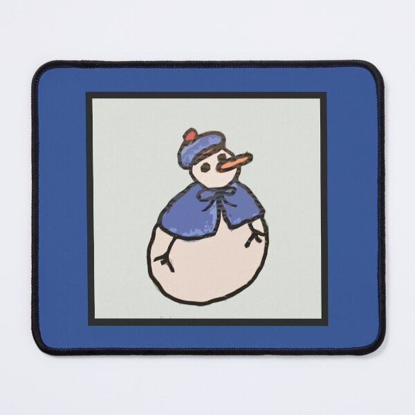 Item preview, Caped Snowman designed and sold by ErinBrieArt.