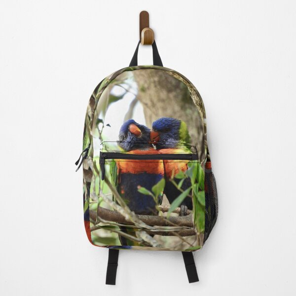 Item preview, Bird Kiss Rainbow Lorikeets designed and sold by Mark Grimsley.