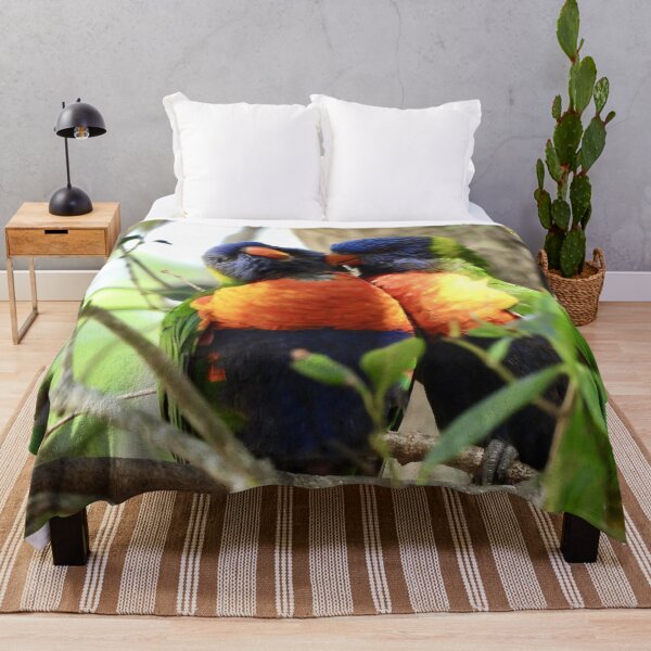 Item preview, Bird Kiss Rainbow Lorikeets designed and sold by Mark Grimsley.