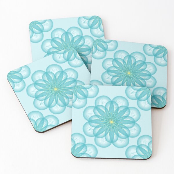 Item preview, Pretty Teal Flowers designed and sold by KathyLav.