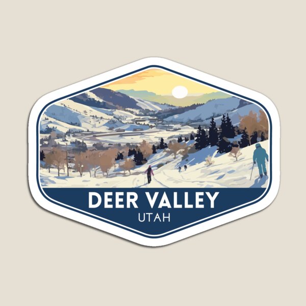 Artikel-Vorschau von Deer Valley Utah Reise-Souvenir – Winter, designt und verkauft von electricninja.