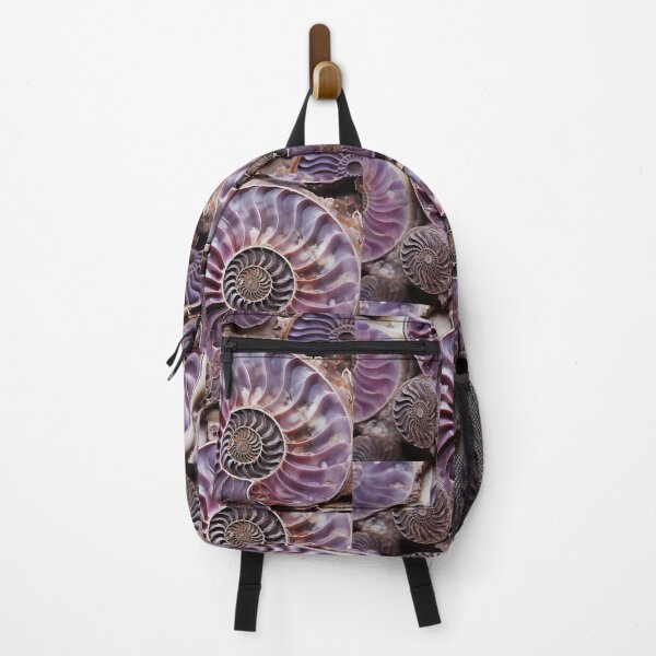 Item preview, Antique Purple Fossil Ammonite Inspired Pattern designed and sold by Shelly Little.