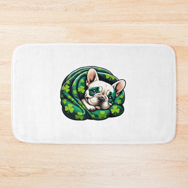 Item preview, Irish Frenchie Love: Cozy St. Patrick's Bulldog designed and sold by creativechaster.
