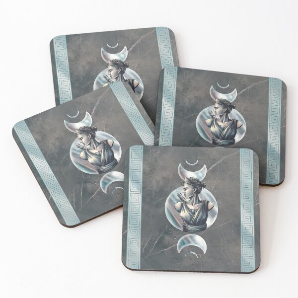 Item preview, Artemis Moon Goddess Black Marble designed and sold by I-Am-Daley.