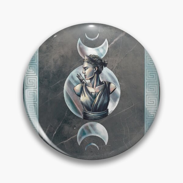 Item preview, Artemis Moon Goddess Black Marble designed and sold by I-Am-Daley.