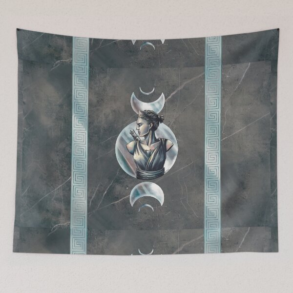 Item preview, Artemis Moon Goddess Black Marble designed and sold by I-Am-Daley.