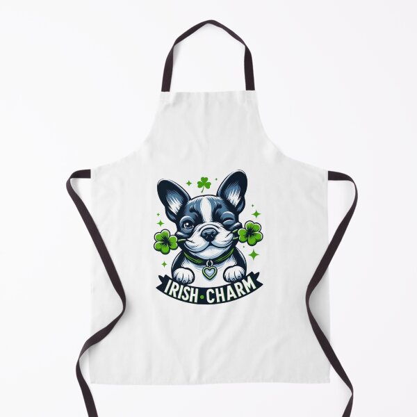 Item preview, E
Irish Frenchie Charm: Playful Dog with Clover designed and sold by creativechaster.