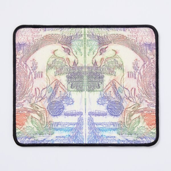 Item preview, Colored Pencil Rubbing 1, As-Rubbed and Mirrored designed and sold by hendrickssdh.