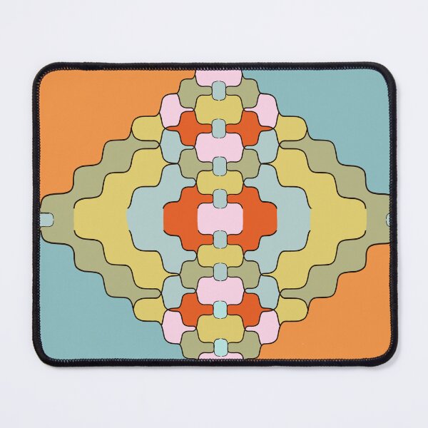 Item preview, Retro Modern Deskmat designed and sold by BaroqueArtistCo.