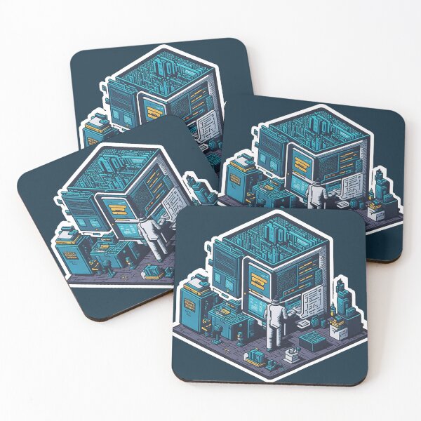 Item preview, Cyber Security SOC Pixel Art Style - Style 2 designed and sold by mukraker.