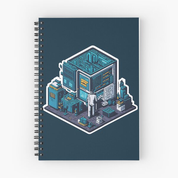Item preview, Cyber Security SOC Pixel Art Style - Style 2 designed and sold by mukraker.