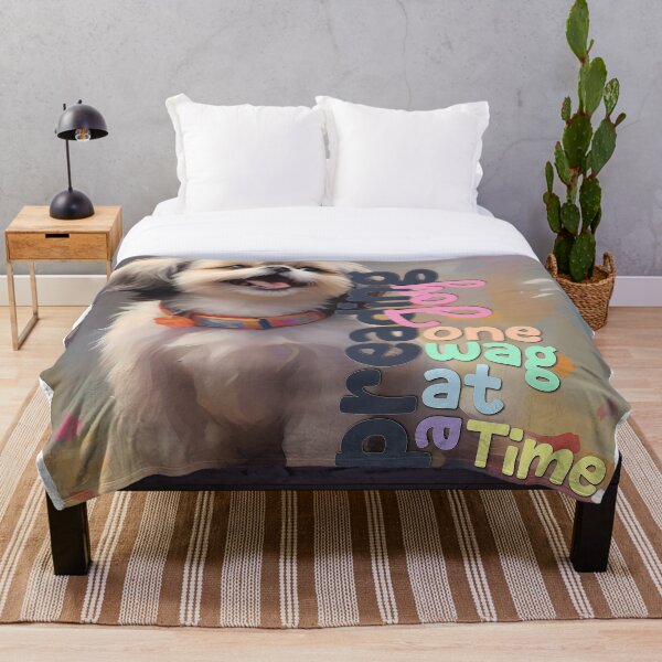 Artikelvorschau, Fröhliches Heulen: Shih Tzu singt im Sonnenschein entworfen und verkauft von purrfect pattern.