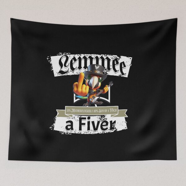 Item preview, Lemmee a Fiver - Grateful Parrot Designs designed and sold by Smokinjoe66.