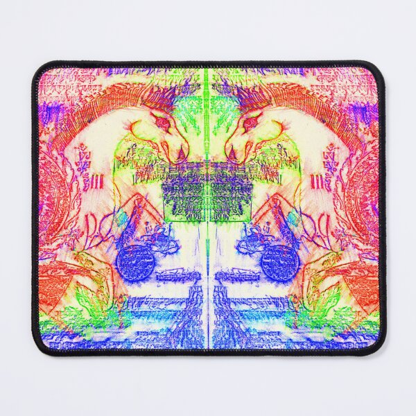 Item preview, Colored Pencil Rubbing 1, As-Rubbed and Mirrored - Bold Color designed and sold by hendrickssdh.