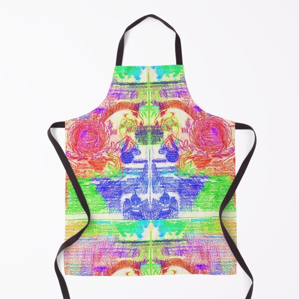Item preview, Colored Pencil Rubbing 1, As-Rubbed and Mirrored - Bold Color designed and sold by hendrickssdh.
