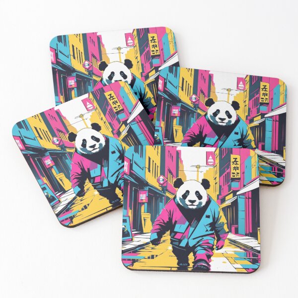 Item preview, Happy Panda - black and white in a colourful world designed and sold by gtcdesign.