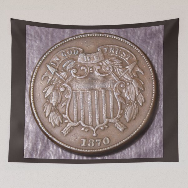 Item preview, 1870  Two Cent Piece Choice XF designed and sold by coinsxcrochet.