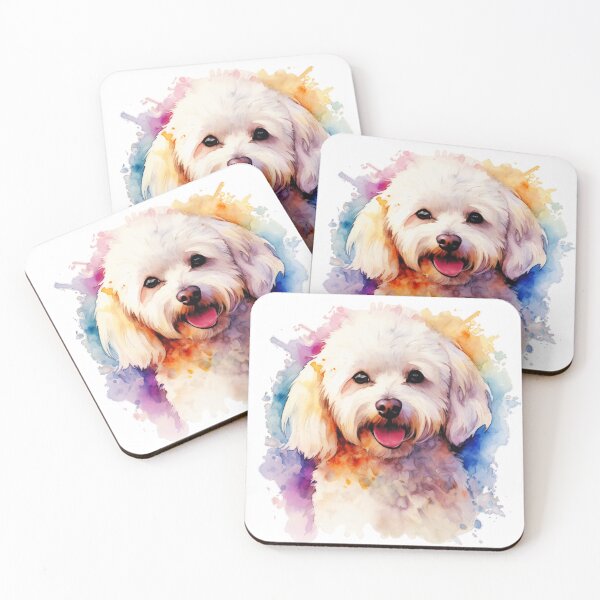 Item preview, Watercolor Bichon Frise Dog designed and sold by TheAnimalZ00.