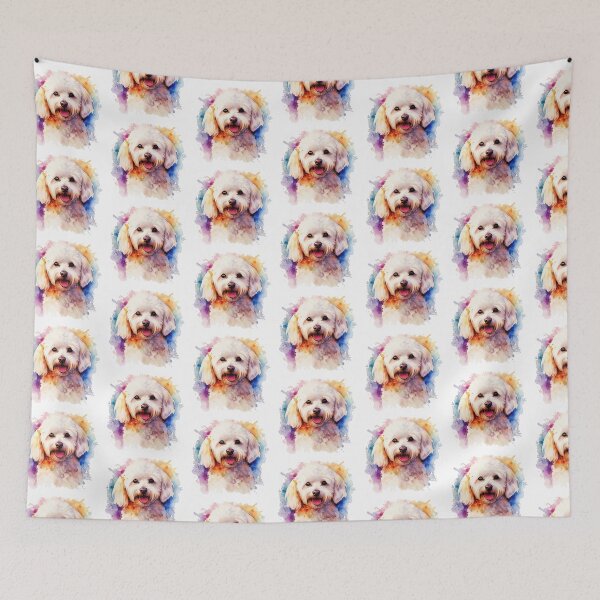 Item preview, Watercolor Bichon Frise Dog designed and sold by TheAnimalZ00.
