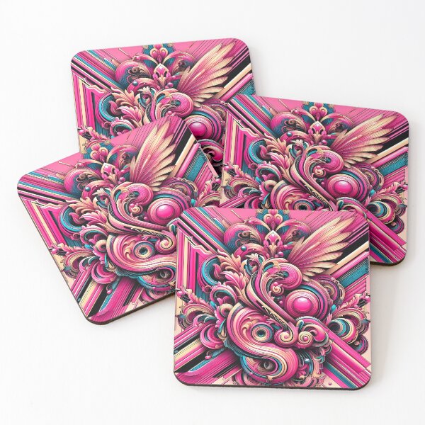 Item preview, Abstract Pink Design designed and sold by Alessei.