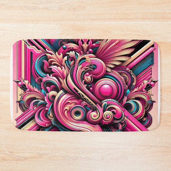 Item preview, Abstract Pink Design designed and sold by Alessei.