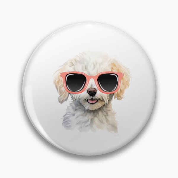 Item preview, Watercolor Bichon Frise Dog Wearing Sunglasses designed and sold by TheAnimalZ00.
