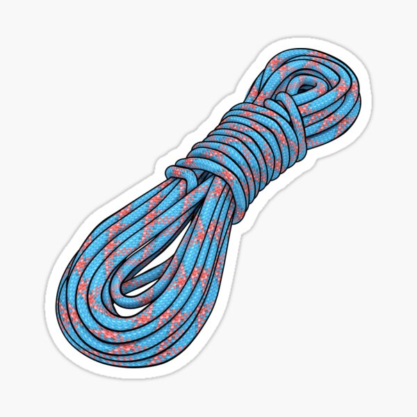 Rock Climbing Rope Sticker