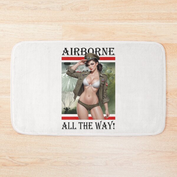 Item preview, Airborne; All the Way; Pin Up Girl; designed and sold by StickerApe.