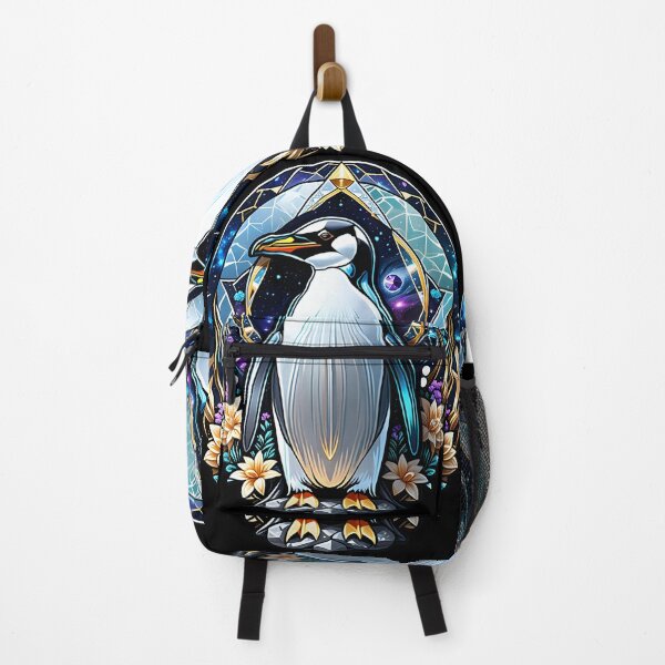 Item preview, bejewelled floral penguin galaxy designed and sold by MoonsideGallery.