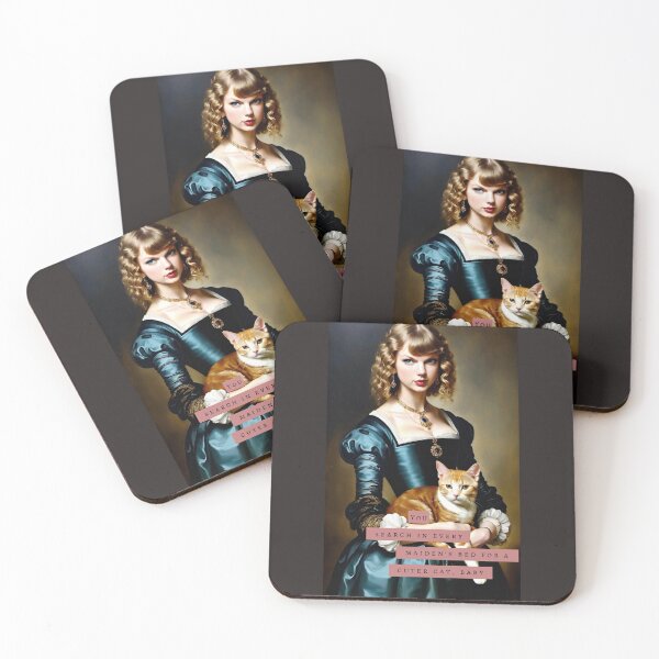 Item preview, Taylor Swift as royal maiden, with cat designed and sold by tee-n-coffee.