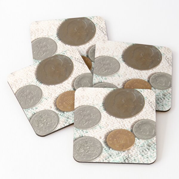 Item preview, Neat British Coins  designed and sold by coinsxcrochet.