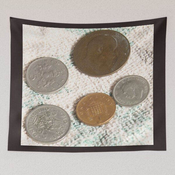 Item preview, Neat British Coins  designed and sold by coinsxcrochet.