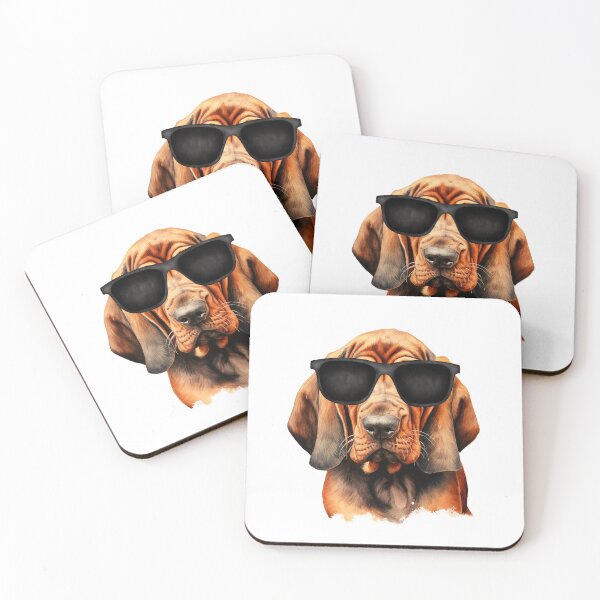 Artikelvorschau, Bloodhound mit Sonnenbrille entworfen und verkauft von TheAnimalZ00.