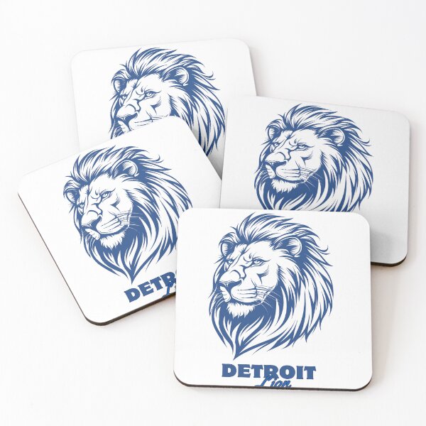 Item preview, Lion head with the letters Detroit lion. designed and sold by Witoon077.