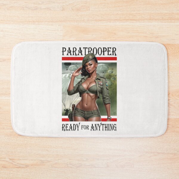 Item preview, Paratrooper; Ready for Anything; Pin Up Girl; designed and sold by StickerApe.