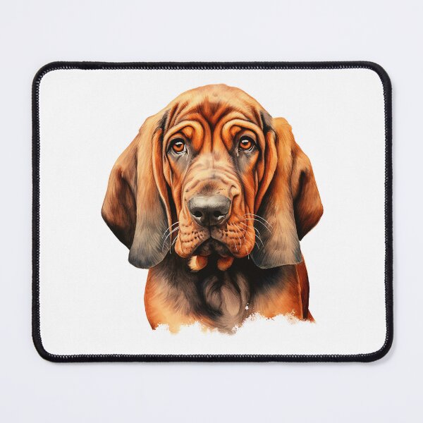 Artikelvorschau, Aquarell-Bloodhound-Hund entworfen und verkauft von TheAnimalZ00.